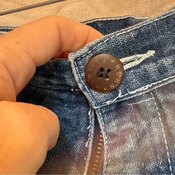 Vintage Montgomery Wards Denim Jeans High Rise Waist 34" Inseam 30" - Picture 7 of 7